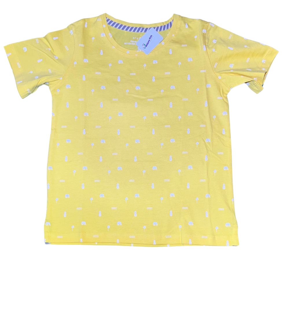 Sunny Safari Tee | Playful Elephant Print