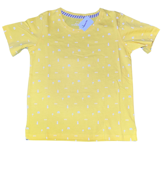 Sunny Safari Tee | Playful Elephant Print