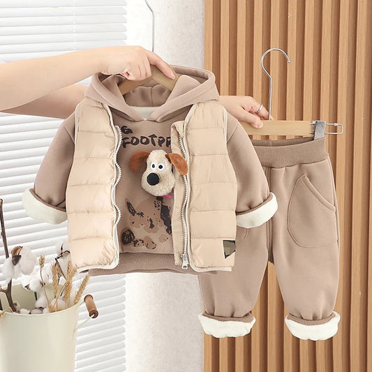 Puppy Pals Cozy Charmin 3 Piece Suit