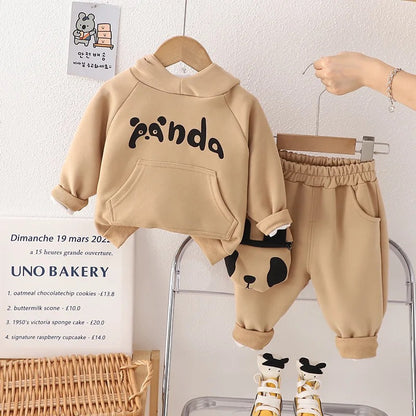 2 Piece Panda Playtime Sweatshirt Set