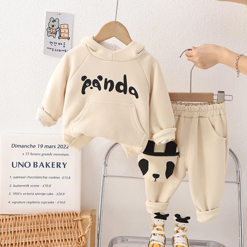 2 Piece Panda Playtime Sweatshirt Set