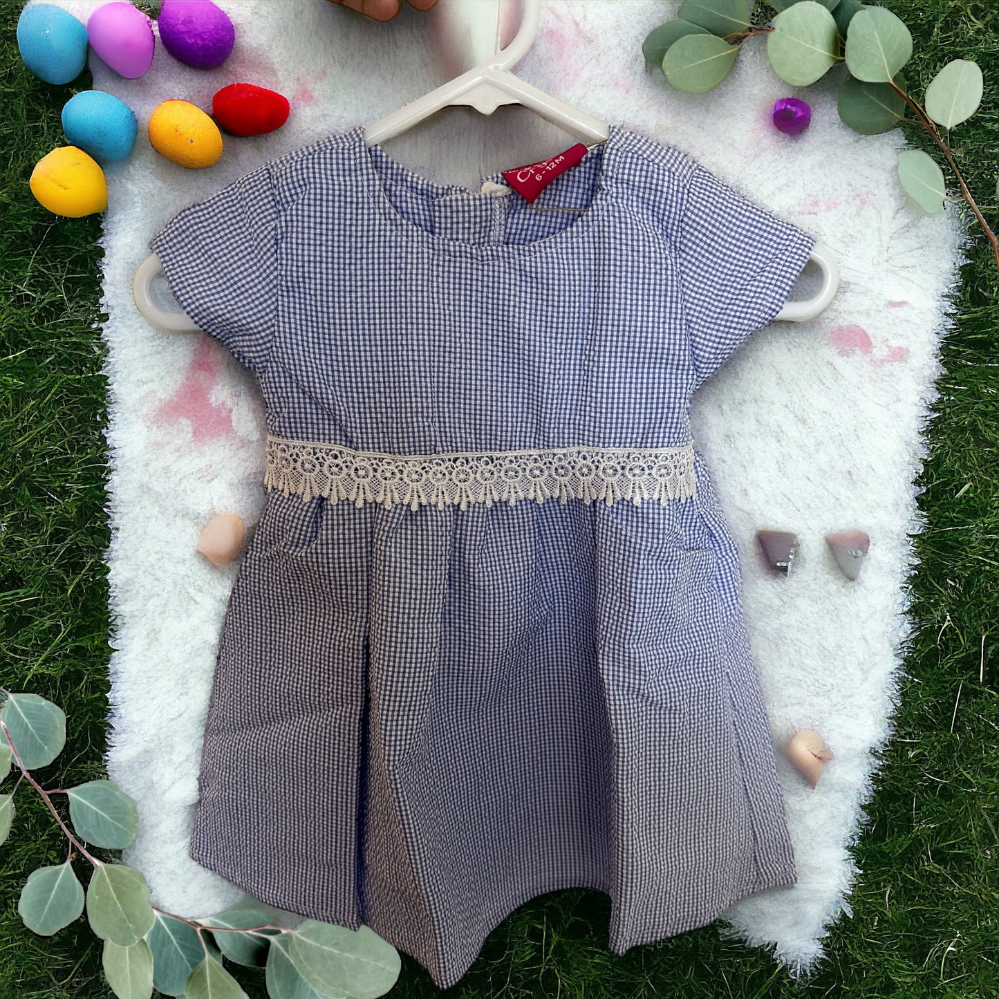 Classic Baby Girl Gingham Breeze Dress